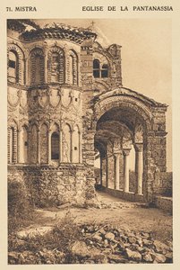 Mistra. Kyrkan i Pantanassia av Frédéric Boissonnas