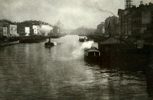 Fontankafloden i St Petersburg, Ryssland, 1900-talet av Fred Boisson