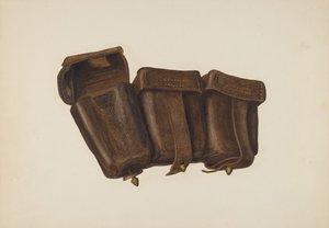 Patronfodral i läder av Fred Hassebrock