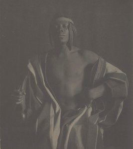 En etiopisk hövding, 1897, tryckt ca. 1902.