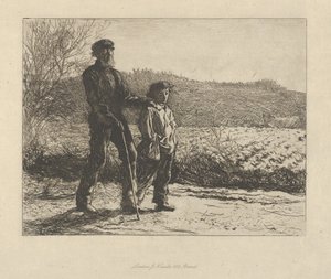 En blind man The Wayfarers, 1863.