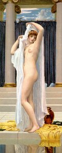 Psykes bad, ca 1900 (vykort)