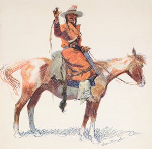 En Apache-scout. Frederic Remington.