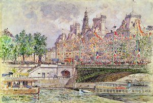 Place de lHotel de Ville, Paris, 14th July 1905 