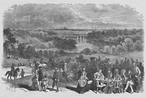 Utsikt från Belmont Mansion, Fairmount Park, 1883