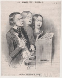 Den olyckliga läraren i musikteori, 1840, 1840.