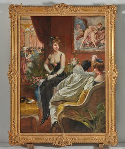 The Costume Ball (olja på duk) av Frederic Dufaux