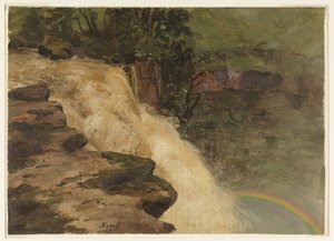 Ett vattenfall i Colombia av Frederic Edwin Church