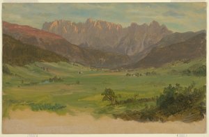 alpina dalen av Frederic Edwin Church