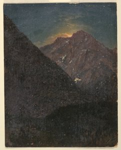 Alplandskap (Bayern eller Schweiz) av Frederic Edwin Church