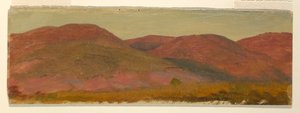 Höstlandskap, Hudson Valley av Frederic Edwin Church