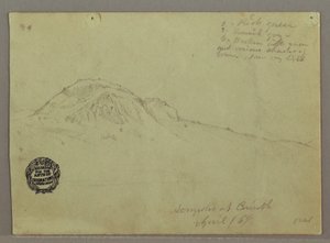 Bare Hill, Akropolis i Korinth, Grekland av Frederic Edwin Church