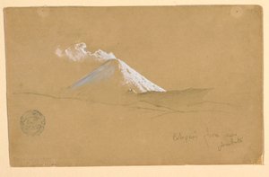 Cotopaxi från nära Ambato, Ecuador av Frederic Edwin Church