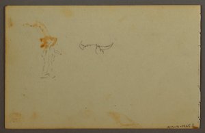 Teckning, Molnstudie, 1844 av Frederic Edwin Church