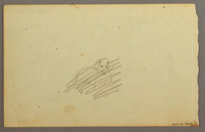 Teckning, Kor, 1844 av Frederic Edwin Church