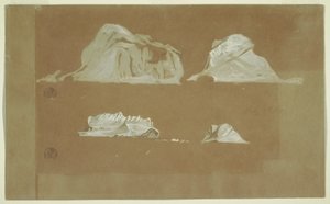 Teckning, Flytande isberg, 5 juli 1859 av Frederic Edwin Church