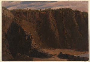 Teckning, Grand Manan Island, Kanada, augusti-september 1851 av Frederic Edwin Church
