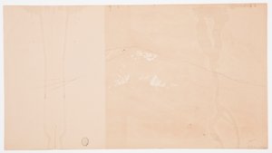 Teckning, Mt. Katahdin från sydost; Verso: Mt. Katadhin, 1876-78 av Frederic Edwin Church