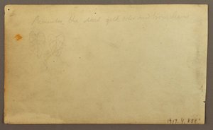 Teckning, floden Limona nära en by, Ecuador eller Colombia; Averso: Blad, 1857 av Frederic Edwin Church