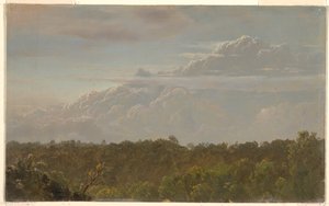 Teckning, Åskmoln, Jamaica, augusti 1865, 1865 av Frederic Edwin Church
