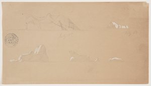 Flytande isberg av Frederic Edwin Church