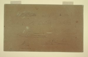 Flytande isberg, 13 och 14 juli av Frederic Edwin Church