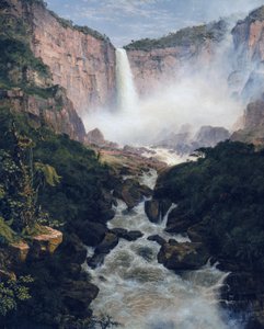 Frederic Edwin Church - Tequendamas fall nära Bogota, Nya Granada av Frederic Edwin Church