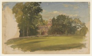 Hus i Hudson, New York av Frederic Edwin Church