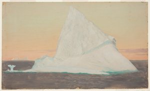 Isberg och isblomma av Frederic Edwin Church