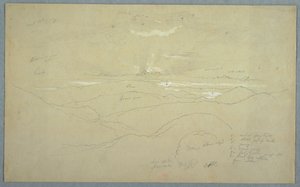Landskap vid solnedgången, Jamaica av Frederic Edwin Church