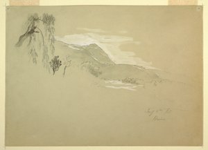 Landskap nära Huino, Mexiko av Frederic Edwin Church