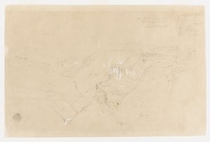 Landskap med berget Purese, Colombia av Frederic Edwin Church
