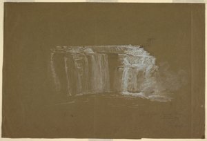 Lower Falls, Genesee River, Rochester, New York av Frederic Edwin Church