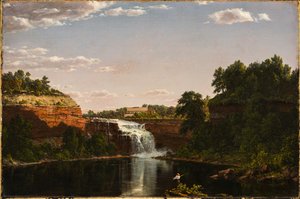 Lower Falls, Rochester av Frederic Edwin Church