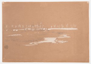 Marshy landskap nära Millinocket, Maine av Frederic Edwin Church