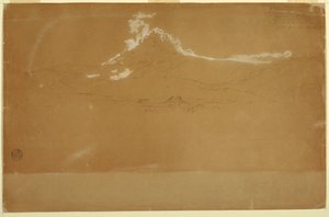 Mount Chimborazo, nära Guanojo och Guaranda, Ecuador av Frederic Edwin Church