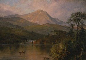Mount Katahdin, ca 1856 av Frederic Edwin Church
