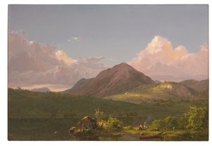 Mount Newport på Mount Desert Island, ca 1851-53 av Frederic Edwin Church