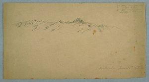 Mount Pichincha från Chillo, Ecuador av Frederic Edwin Church
