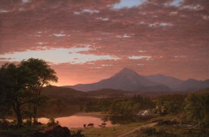 Berget Ktaadn av Frederic Edwin Church