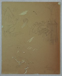 Naturstudier, Blue Mountains, Jamaica av Frederic Edwin Church