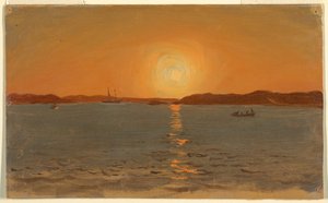 Newfoundland, katthuvud av Frederic Edwin Church