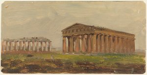 Paestum, Neptunus tempel av Frederic Edwin Church