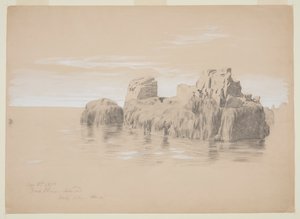 Rocks at the Coast, Grand Manan Island, Kanada av Frederic Edwin Church