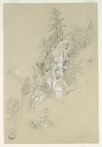 Rocky Hillside, North Carolina av Frederic Edwin Church