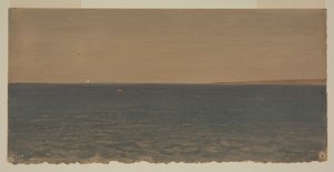 Havslandskap med isberg av Frederic Edwin Church
