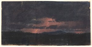 Storm över Hudson Valley, 1867. av Frederic Edwin Church