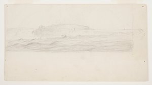 Studera för en målning av Niagarafallen av Frederic Edwin Church