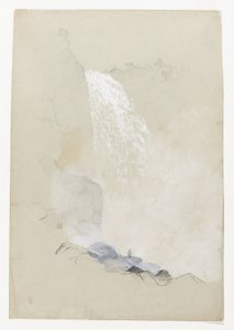 Studie av Tequendama Falls nära Bogotá, Colombia av Frederic Edwin Church