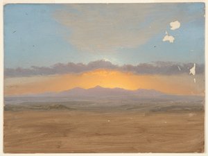 Solnedgång av Frederic Edwin Church